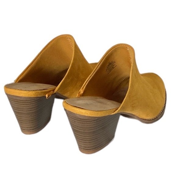 Old Navy Mustard Mules - Picture 3 of 6